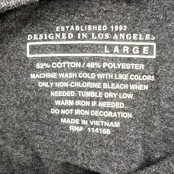 The Ohio State Gray Long Sleeve Ohio State Printed Shirt Size Large Men’s - Picture 2 of 4